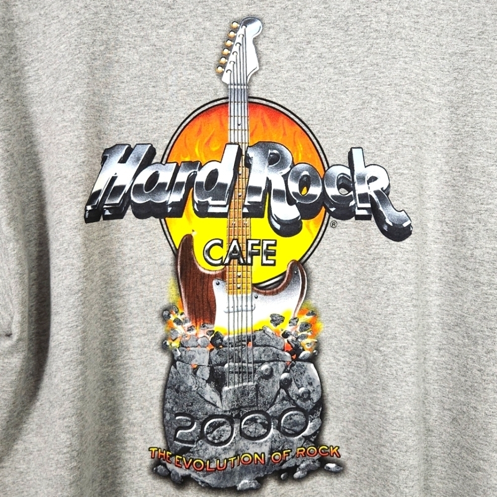NWT Hard Rock Cafe Myrtle Beach SC 2000 The Evolution Of Rock Gray T-Shirt XL